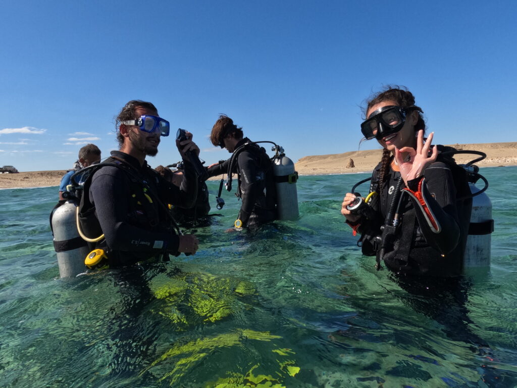 PADI open water divers